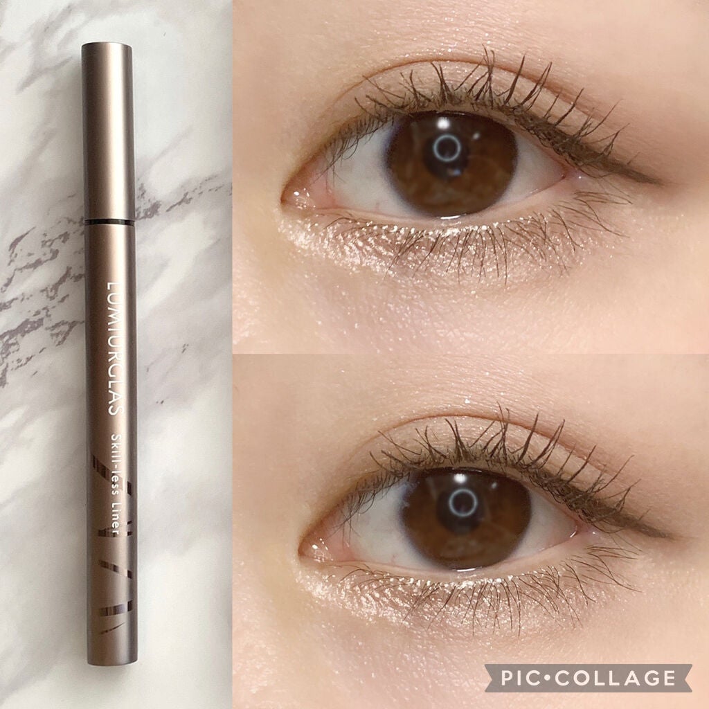 スキルレスライナー/LUMIURGLAS/リキッドアイライナーを使ったクチコミ(3枚目)