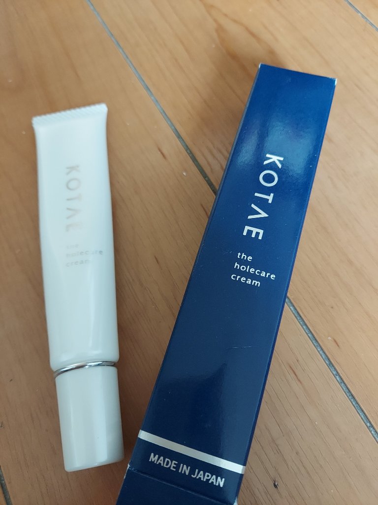 the holecare cream/KOTAE/フェイスクリームを使ったクチコミ（1枚目）