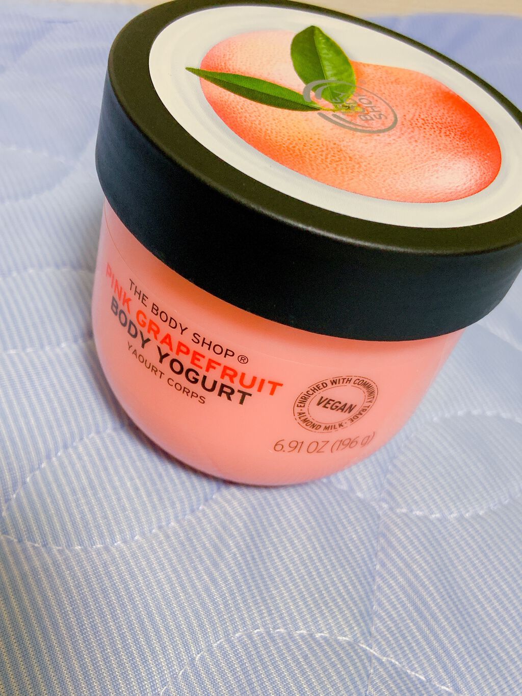 ボディヨーグルト ピンクグレープフルーツ/THE BODY SHOP/ボディローションを使ったクチコミ(2枚目)