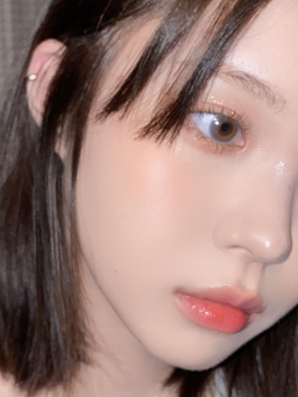 ロングラスティンググロウティント Royal Flush/MELALOWE/リップティントを使ったクチコミ（3枚目）