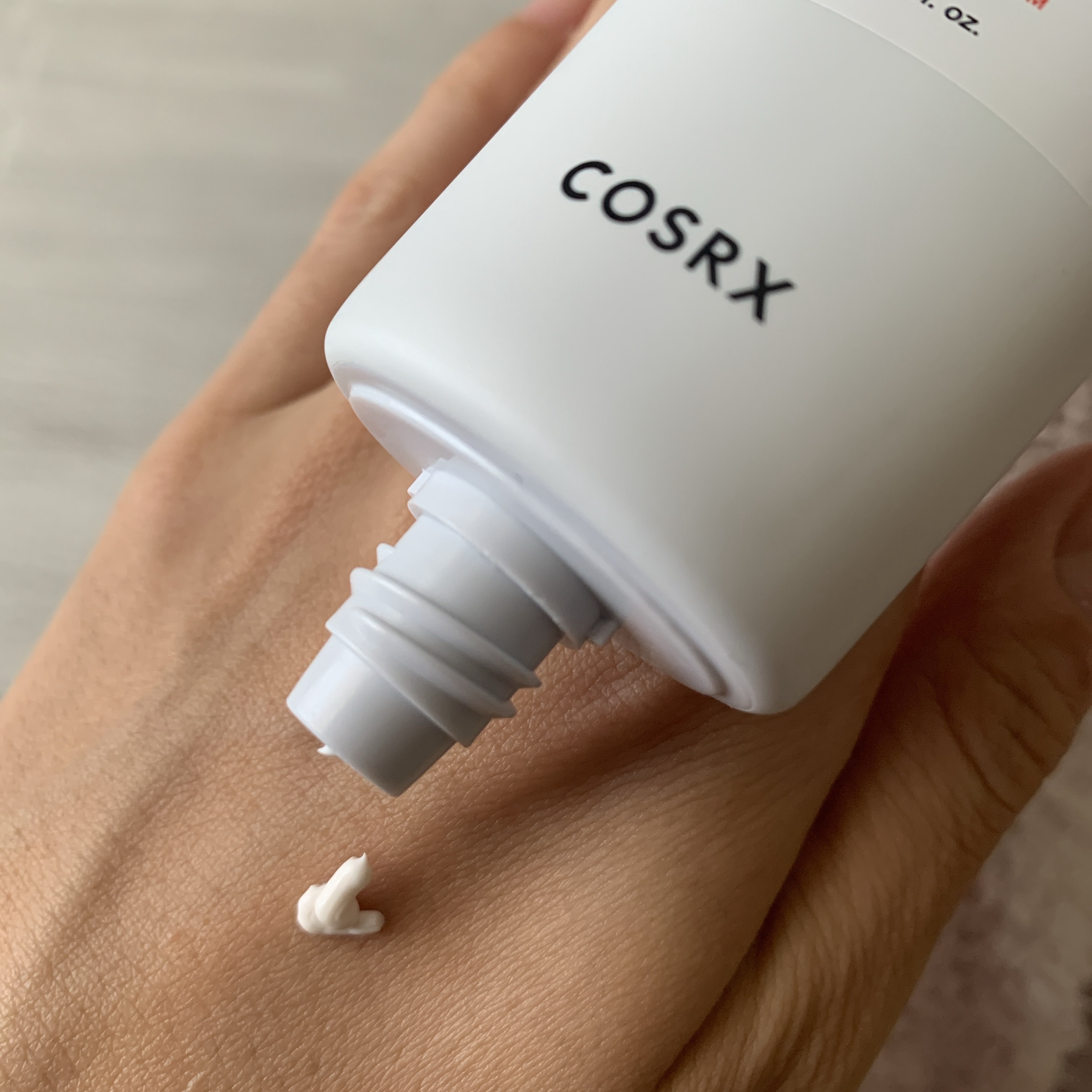 ビタミンEバイタライジングUVクリーム　SFP50＋/COSRX/日焼け止めクリームを使ったクチコミ（2枚目）