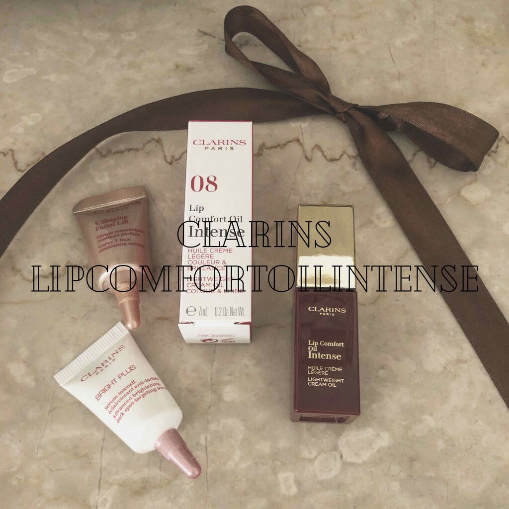 コンフォート リップオイル インテンス/CLARINS/リップグロスを使ったクチコミ（1枚目）