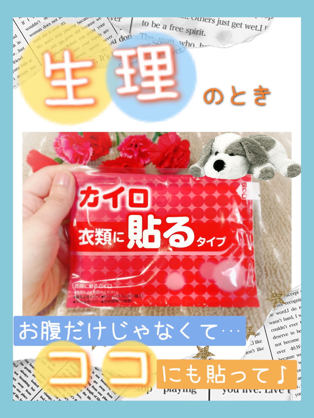 カイロ 衣類に貼るタイプ/小林製薬/その他を使ったクチコミ（1枚目）
