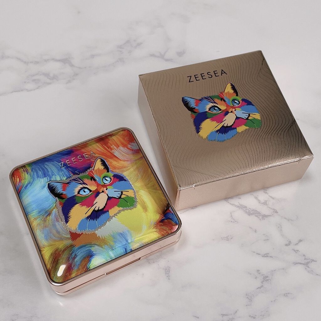 アニマルアイシャドウ(4シェード)/ZEESEA/アイシャドウパレットを使ったクチコミ（2枚目）