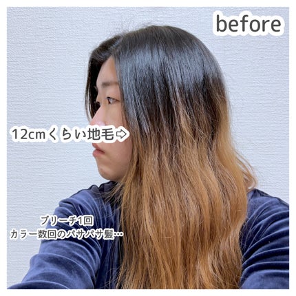 エンシェールズカラーバター/エンシェールズ/ヘアカラーを使ったクチコミ(2枚目)