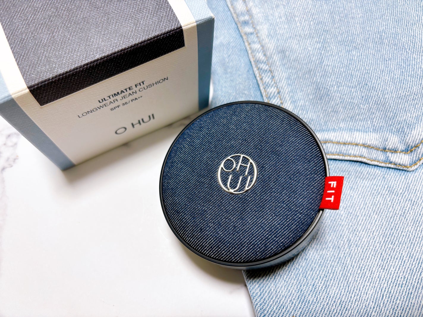アルティメットフィット ロングウェアデニムクッション/OHUI/クッションファンデーションを使ったクチコミ(1枚目)