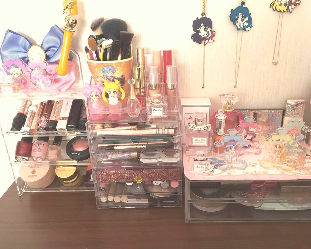 重なるアクリルケース２段引出・大/無印良品/その他化粧小物を使ったクチコミ（1枚目）