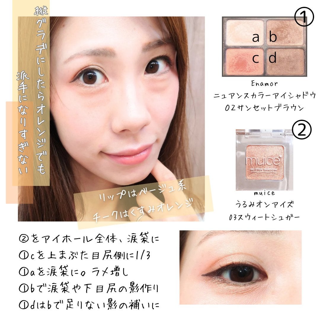 ニュアンスカラーアイズ/Enamor/アイシャドウパレットを使ったクチコミ(2枚目)