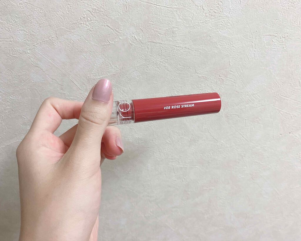 グラスティングウォーターティント/rom&nd/リップティントを使ったクチコミ(1枚目)