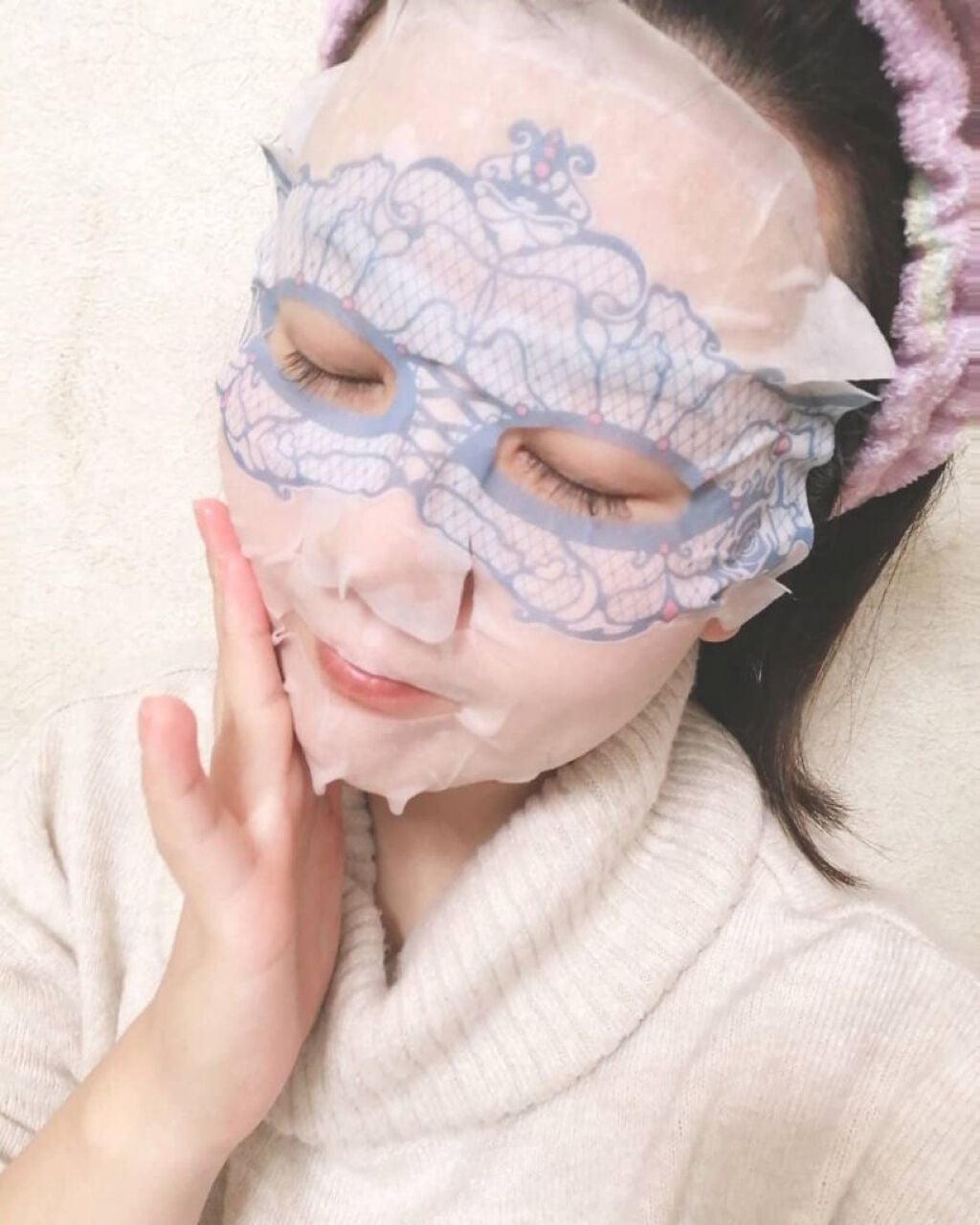 ロリータフェイシャルマスク/MISAKO AOKI/シートマスク・パックを使ったクチコミ(3枚目)