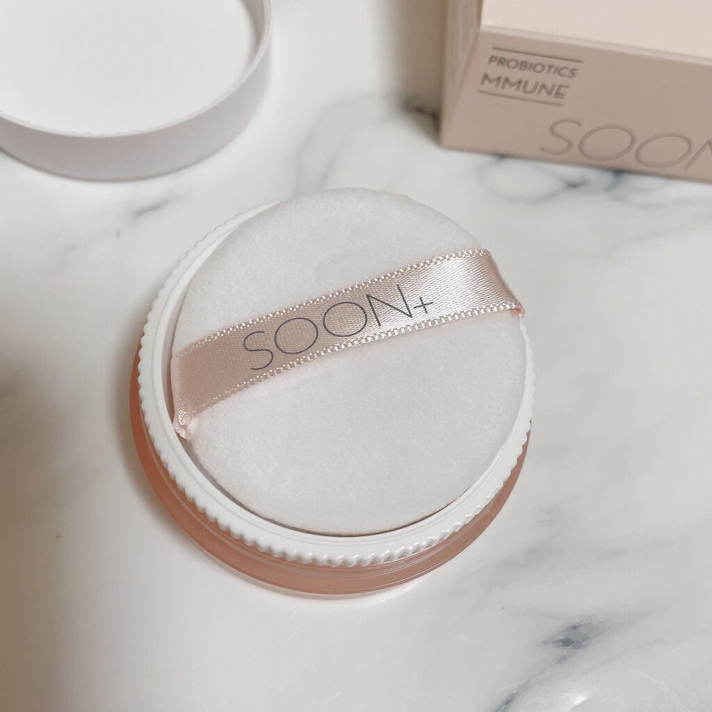 SOON+ プロバイオティクスミューンパウダー/soon+/ルースパウダーを使ったクチコミ(2枚目)