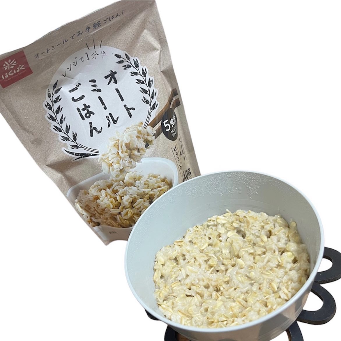 オートミールごはん/はくばく/オートミールを使ったクチコミ（3枚目）