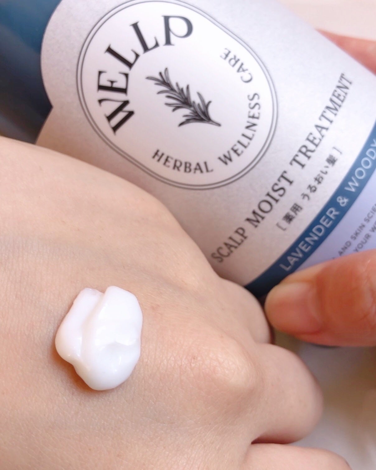 薬用スカルプケアシャンプー/トリートメント モイスト/WELLP/市販シャンプーを使ったクチコミ(5枚目)