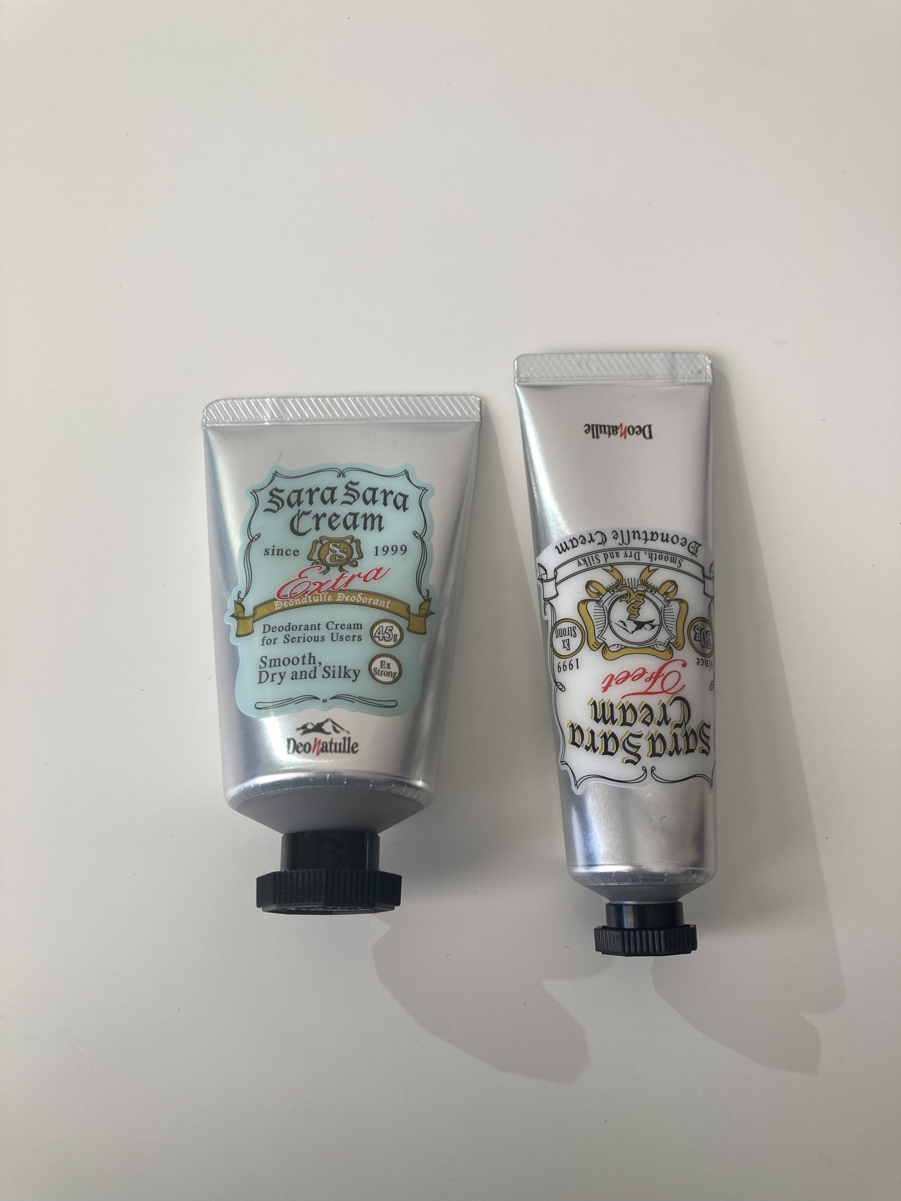 薬用足指さらさらクリーム/デオナチュレ/デオドラント・制汗剤を使ったクチコミ（3枚目）