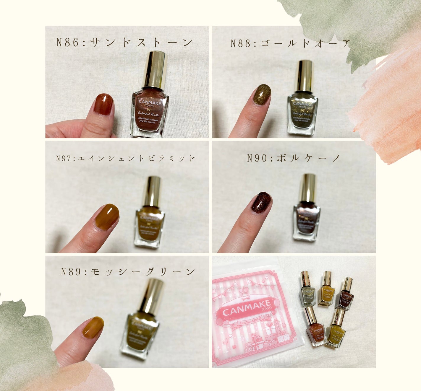 カラフルネイルズ/キャンメイク/マニキュアを使ったクチコミ(2枚目)