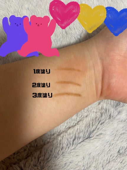 ファッションブロウ パウダーインペンシル N/MAYBELLINE NEW YORK/アイブロウペンシルを使ったクチコミ(3枚目)