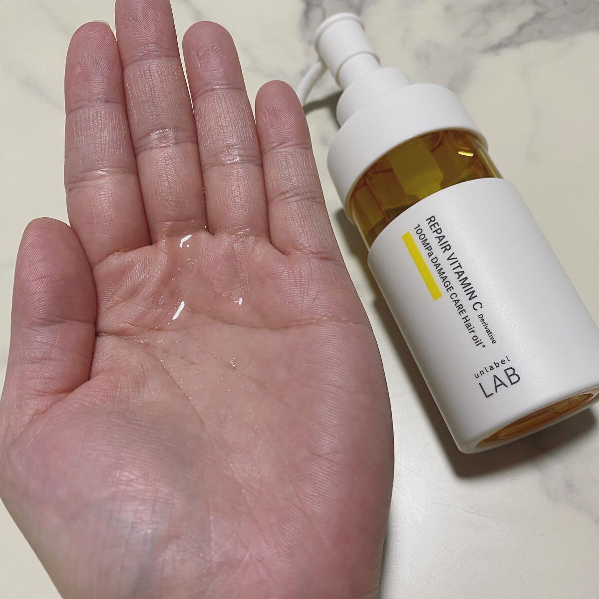 V リペア ヘアオイル/unlabel/ヘアオイルを使ったクチコミ(2枚目)