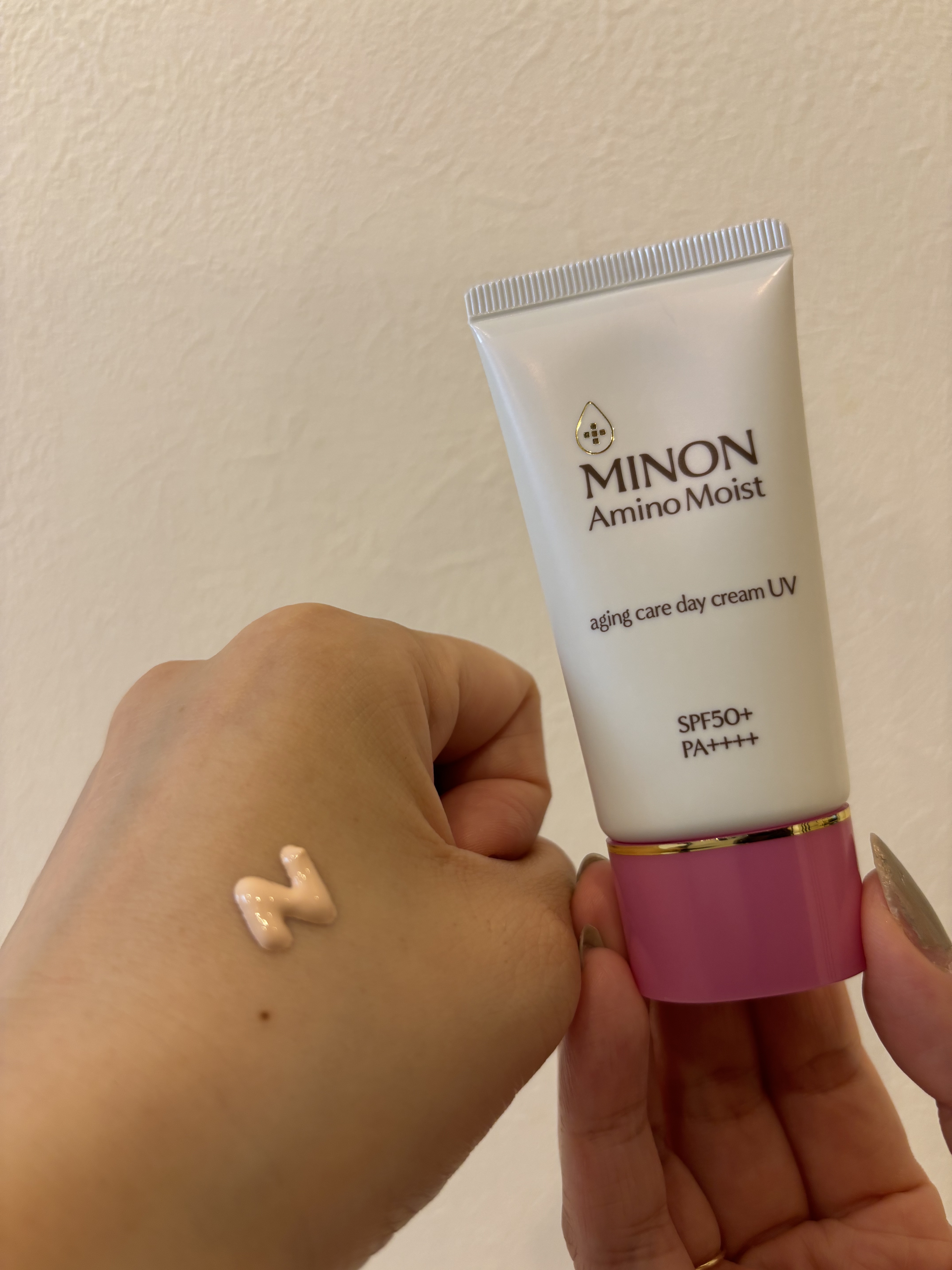 ミノン アミノモイスト エイジングケア デイクリームUV/ミノン/日焼け止めクリームを使ったクチコミ（2枚目）