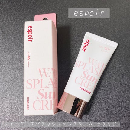 ウォータースプラッシュサンクリーム セラミド/espoir/日焼け止めクリームを使ったクチコミ(1枚目)