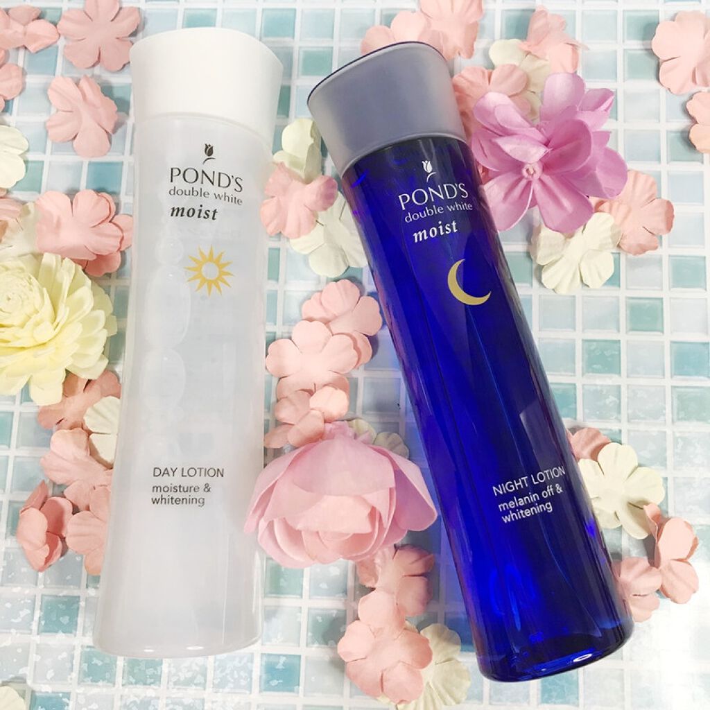 ダブルホワイト 薬用美白モイストローション(セット)/POND'S/スキンケアキットを使ったクチコミ(3枚目)