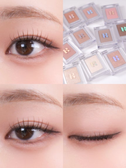 マイフェイブピースアイシャドウ/HOLIKA HOLIKA/単色アイシャドウを使ったクチコミ(7枚目)