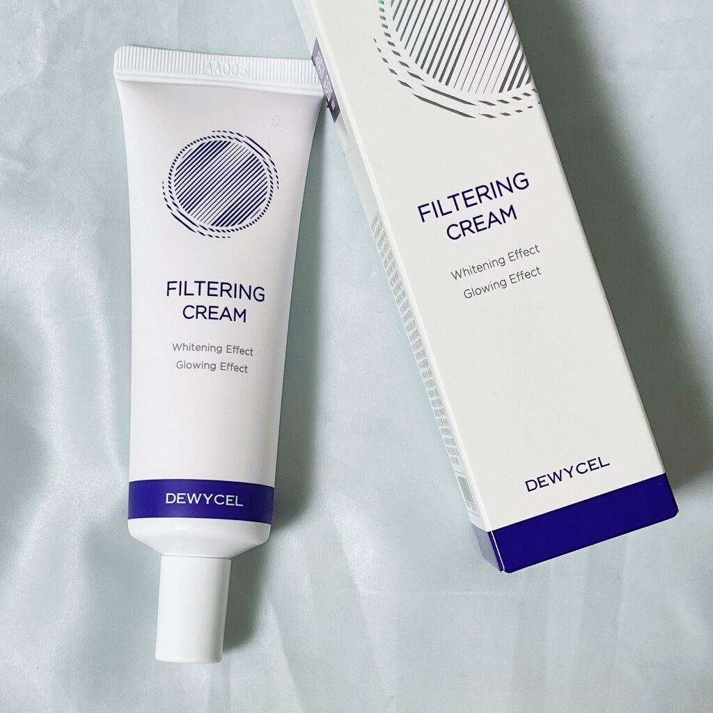 フィルタリングクリーム/DEWYCEL/日焼け止めクリームを使ったクチコミ(1枚目)