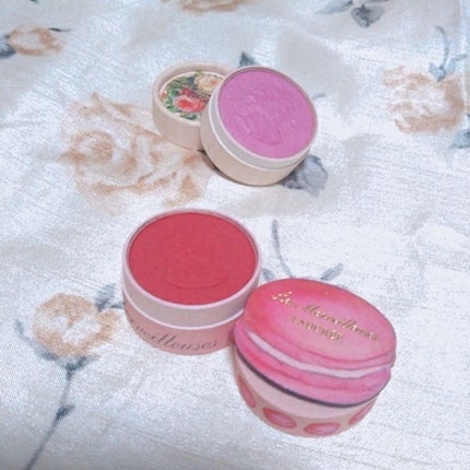 ミニ プレスト チークカラー/レ・メルヴェイユーズ ラデュレ/パウダーチークを使ったクチコミ(1枚目)