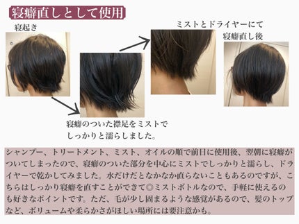 ハイドロ&リペア ジェントル ヘアミスト/AHALO HONEY/プレスタイリング・寝ぐせ直しを使ったクチコミ(3枚目)