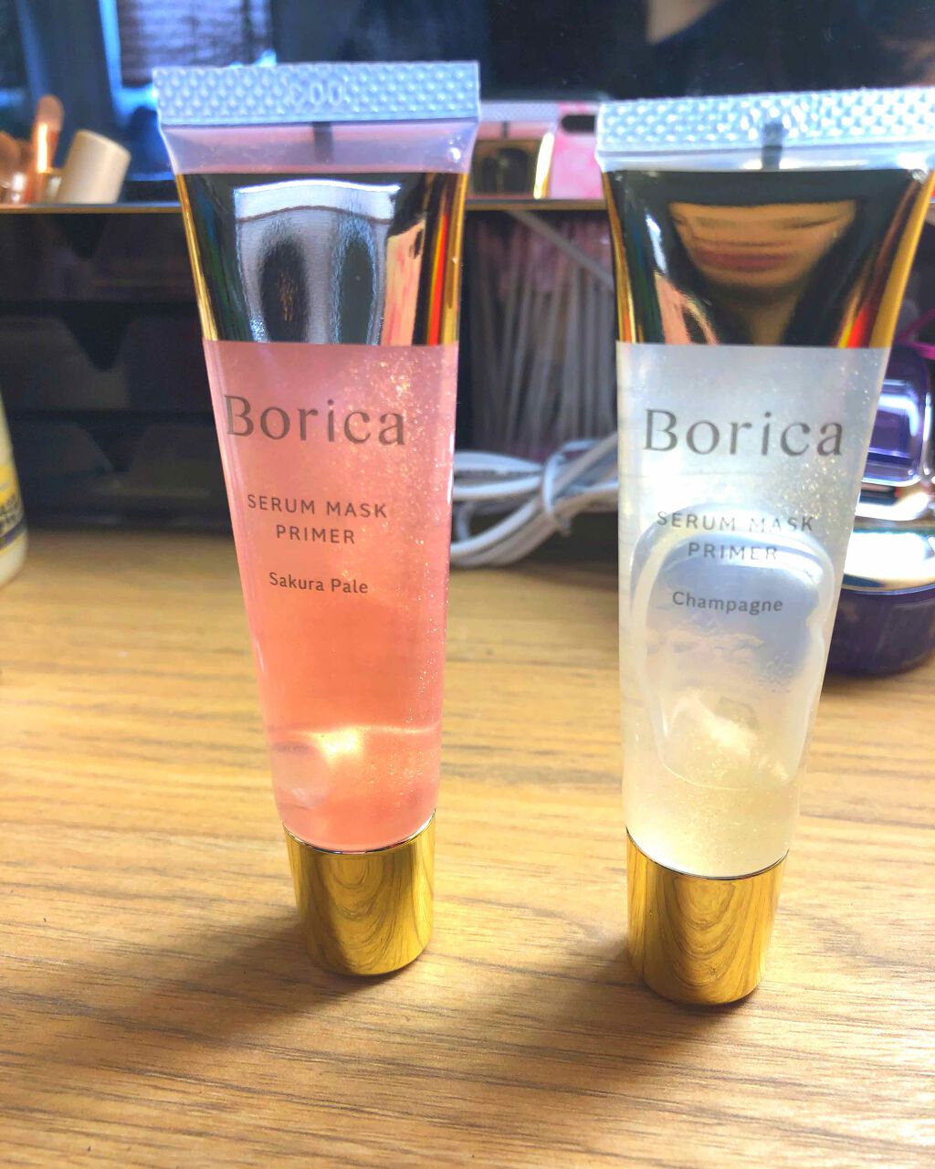 美容液マスクプライマー(シャンパン)/Borica/化粧下地を使ったクチコミ（1枚目）