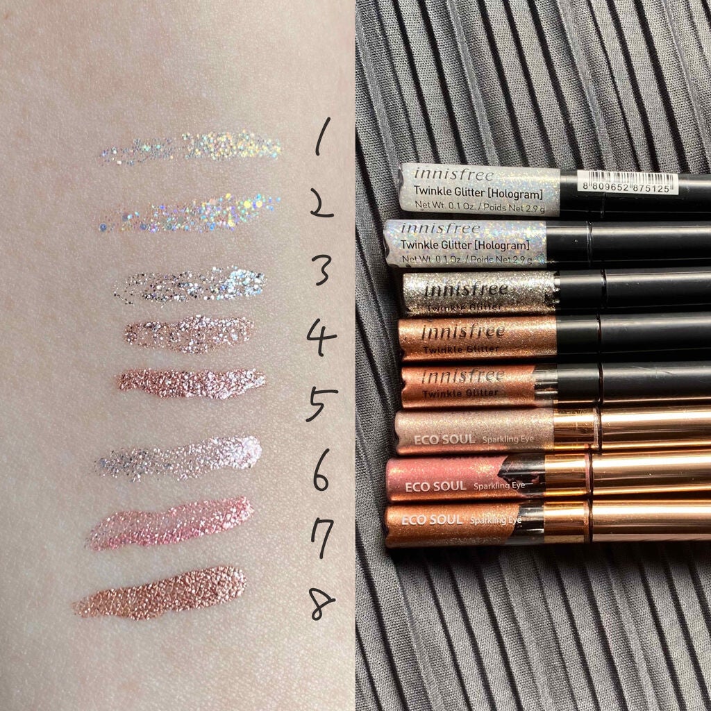 トゥインクル グリッター/innisfree/リキッドアイライナーを使ったクチコミ(2枚目)