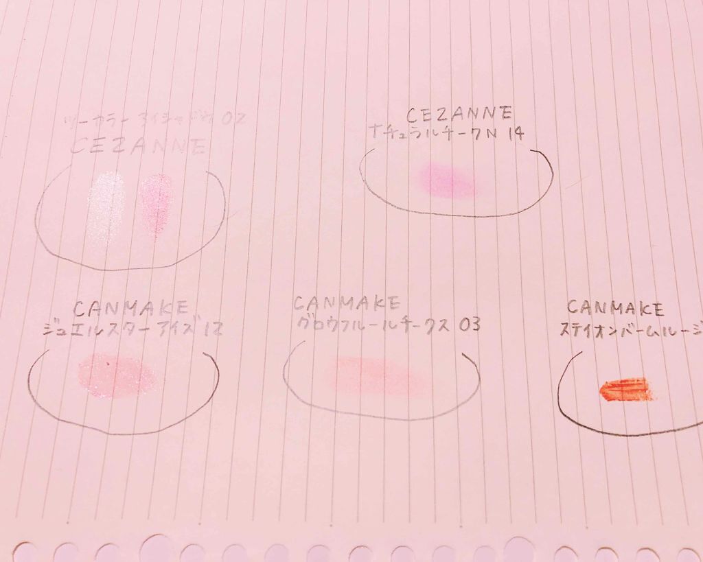 グロウフルールチークス/キャンメイク/パウダーチークを使ったクチコミ(2枚目)