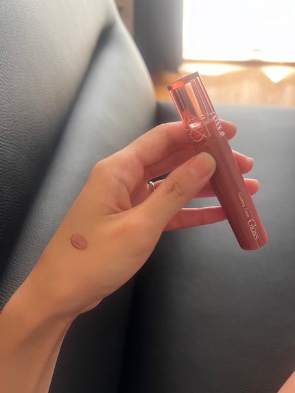 グラスティングカラーグロス/rom&nd/リップグロスを使ったクチコミ(3枚目)