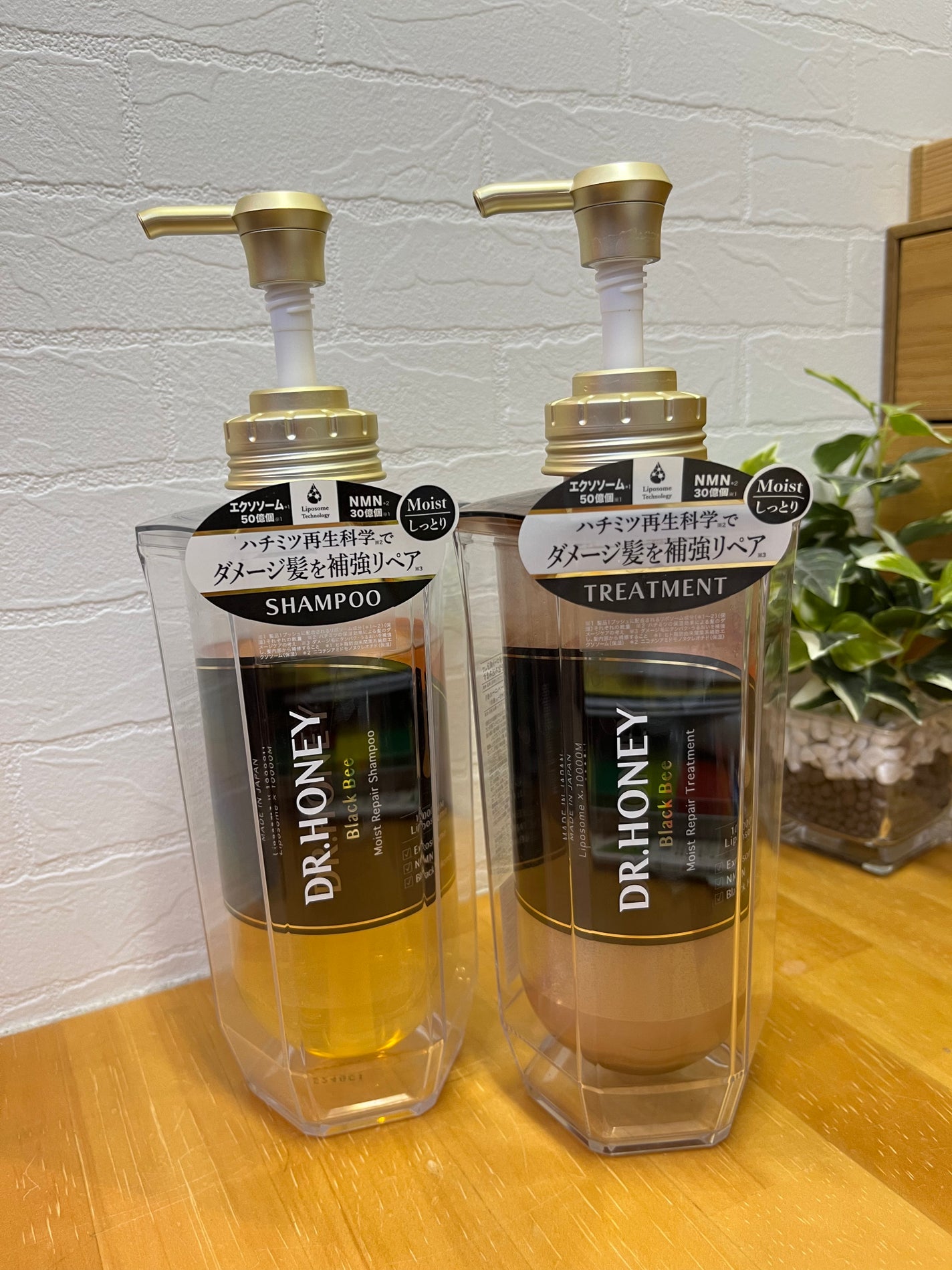 DRハニー ブラックビー モイスト リペア シャンプー/ヘアトリートメント/DR.HONEY/市販シャンプーを使ったクチコミ(1枚目)