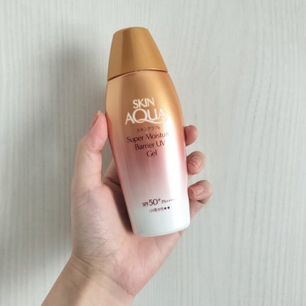 スキンアクア スーパーモイスチャー バリアUVジェル/スキンアクア/日焼け止めジェルを使ったクチコミ(1枚目)