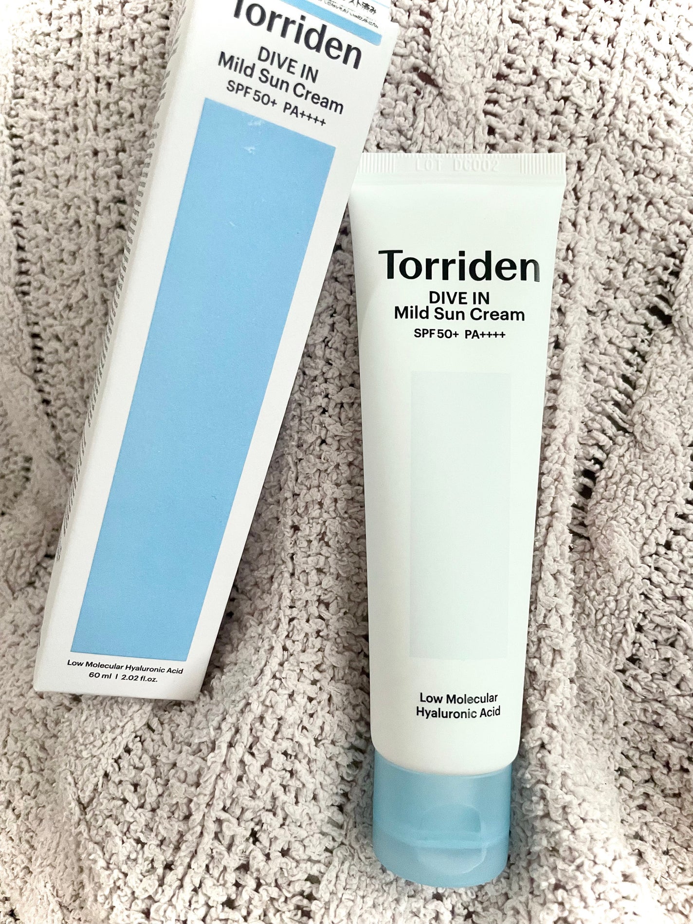 ダイブイン マイルドサンクリーム/Torriden/日焼け止めクリームを使ったクチコミ(1枚目)
