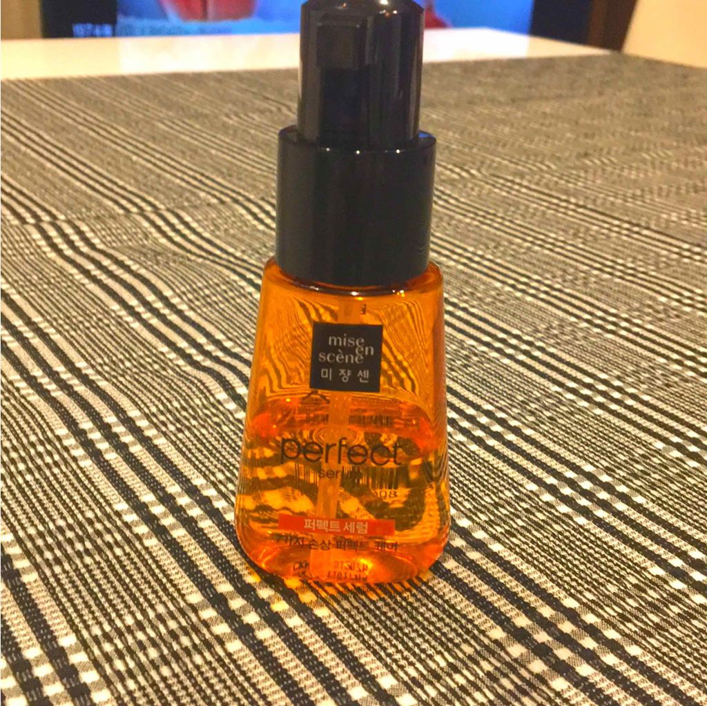 パーフェクト セラム オリジナル/miseenscene/ヘアオイルを使ったクチコミ（1枚目）