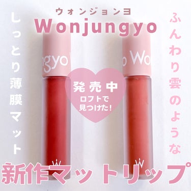 クラウドブラーリングティント/Wonjungyo/口紅を使ったクチコミ（1枚目）