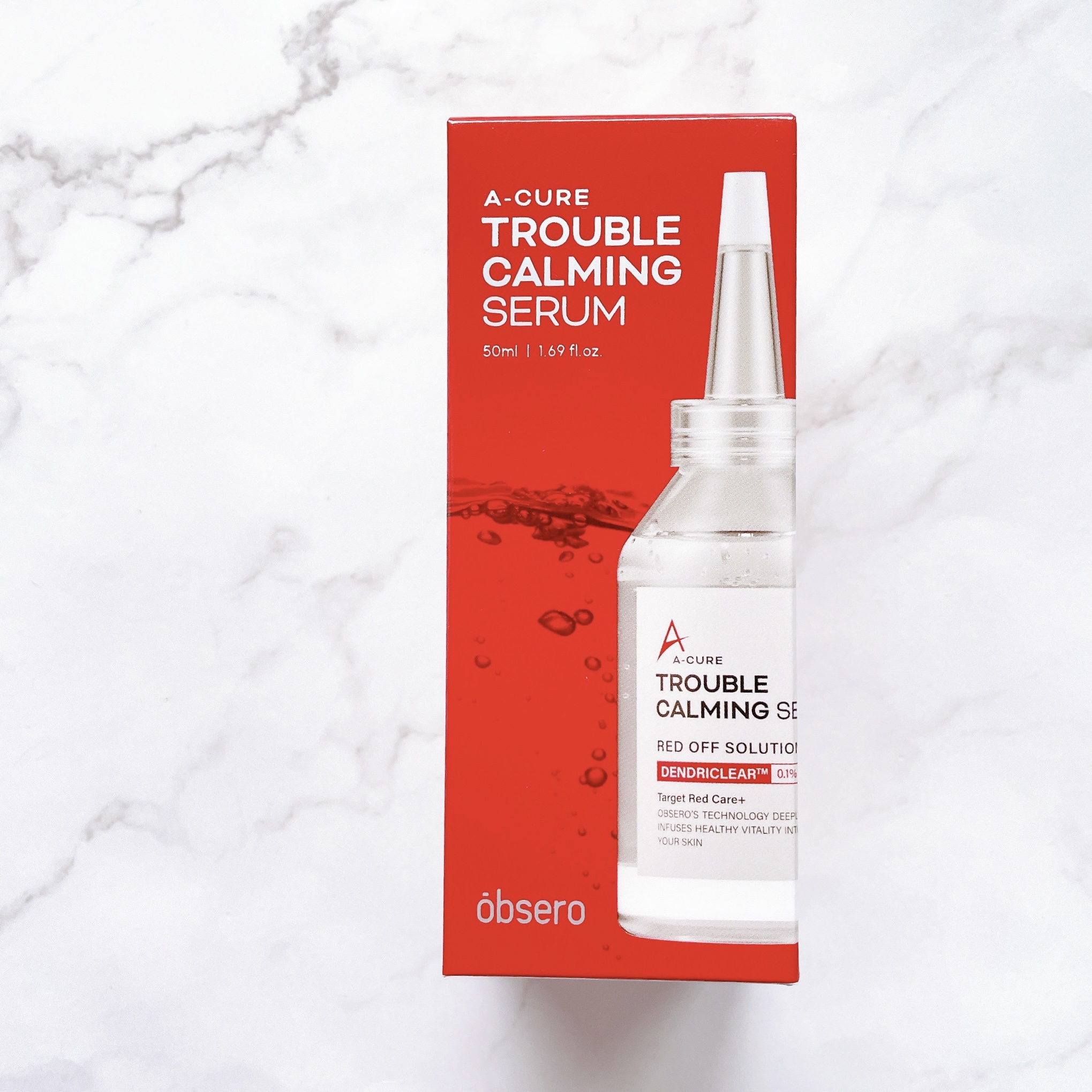 エーキュアトラブルカーミングセラム/obsero/美容液を使ったクチコミ（2枚目）