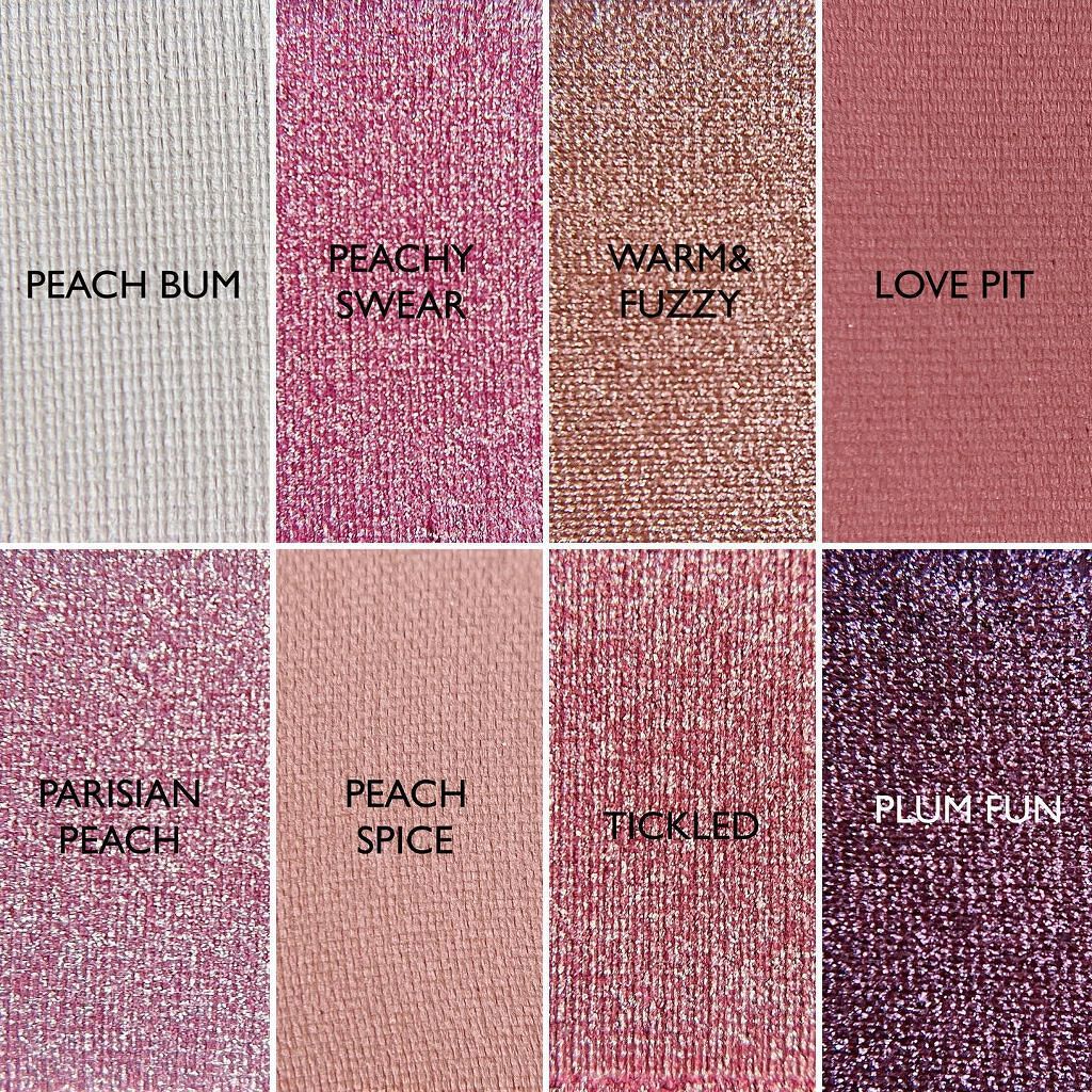 ティックルドピーチ ミニ アイシャドウ パレット/Too Faced/アイシャドウパレットを使ったクチコミ（3枚目）