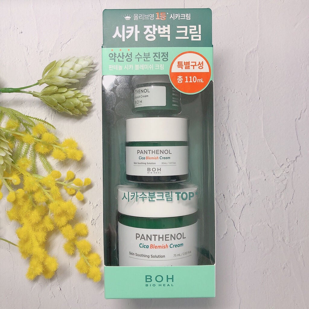 ダーマインテンシブシカパンテノールブラミッシュクリーム/BIOHEAL BOH/フェイスクリームを使ったクチコミ(2枚目)