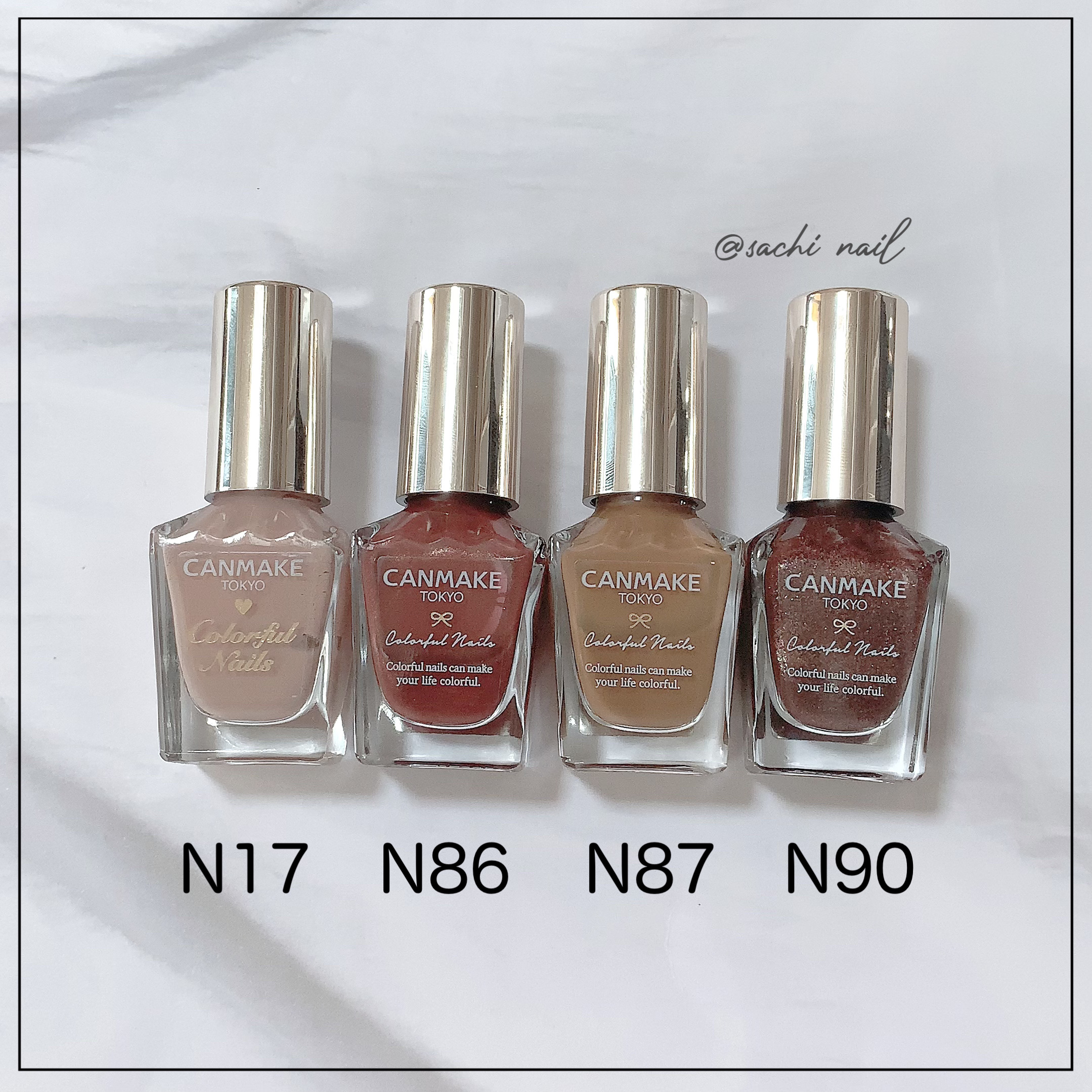 カラフルネイルズ/キャンメイク/マニキュア by -Sachi-