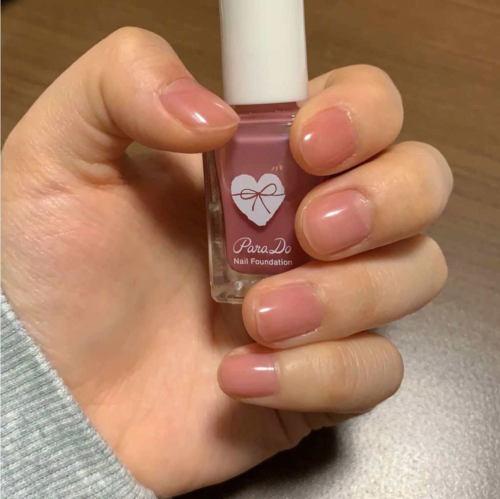 ネイルファンデーション/パラドゥ/マニキュアを使ったクチコミ(1枚目)