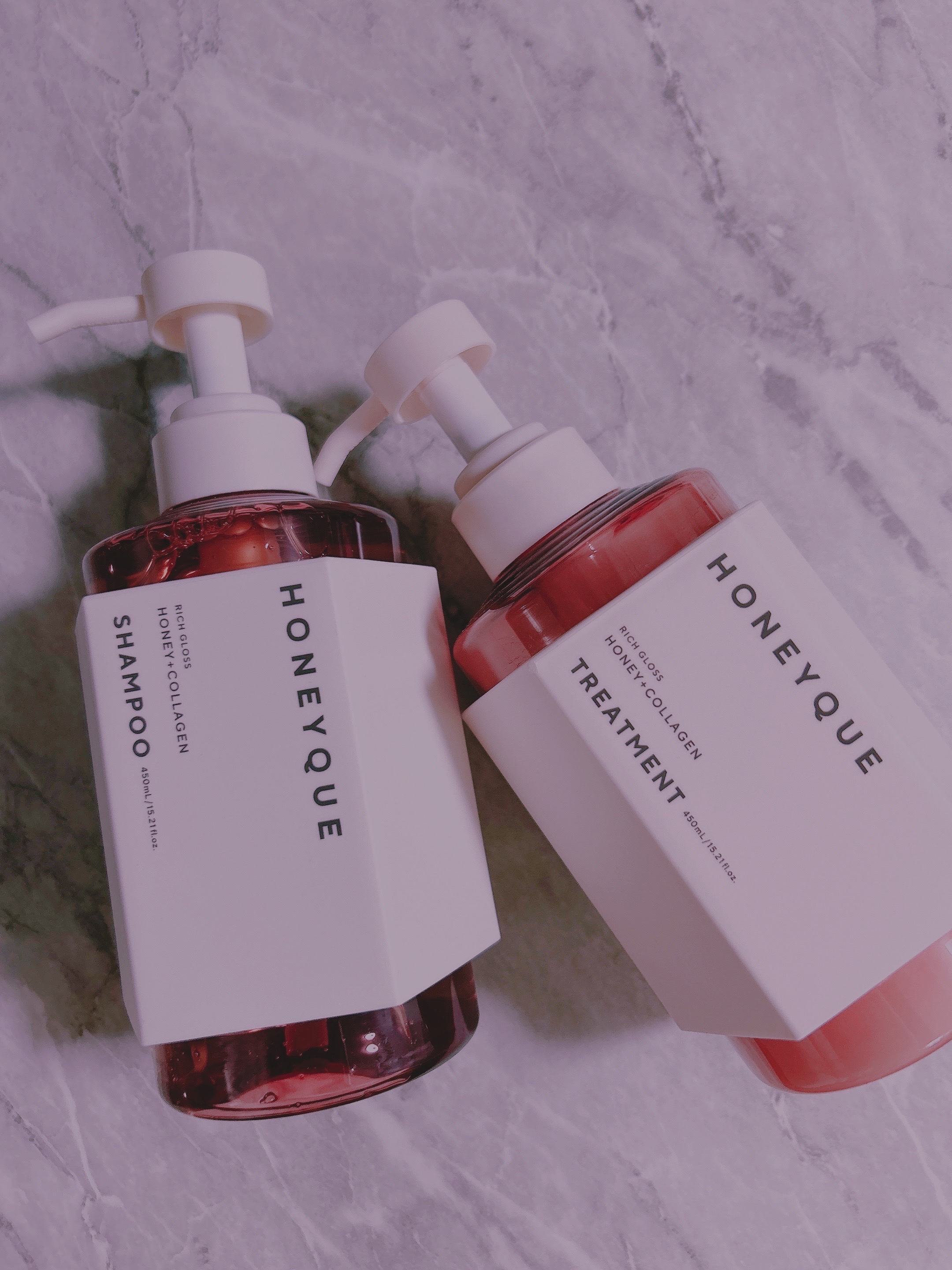 リッチグロス シャンプー シャイニー／ヘアトリートメント シャイニー/ハニーク/市販シャンプーを使ったクチコミ（1枚目）