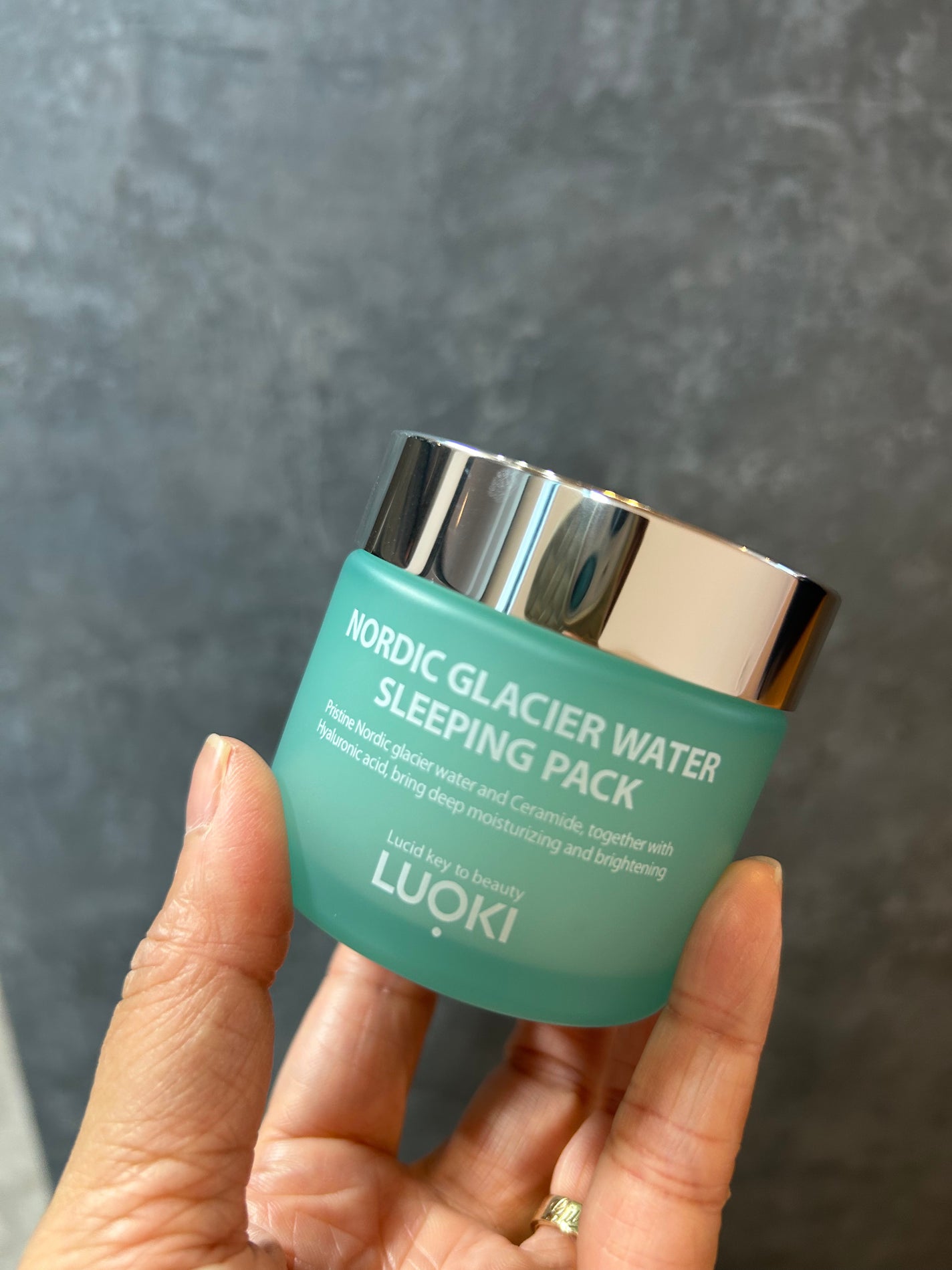 ノルディック氷河水スリーピングパック/LUOKI/フェイスクリームを使ったクチコミ(4枚目)