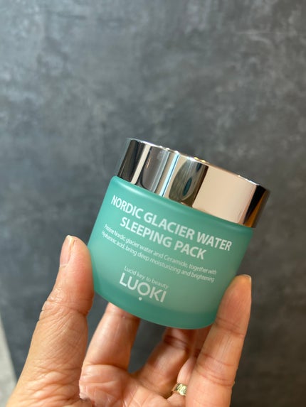 ノルディック氷河水スリーピングパック/LUOKI/フェイスクリームを使ったクチコミ(4枚目)