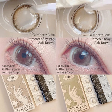 DEMETER 1day/Gemhour lens/カラーコンタクトレンズを使ったクチコミ(2枚目)