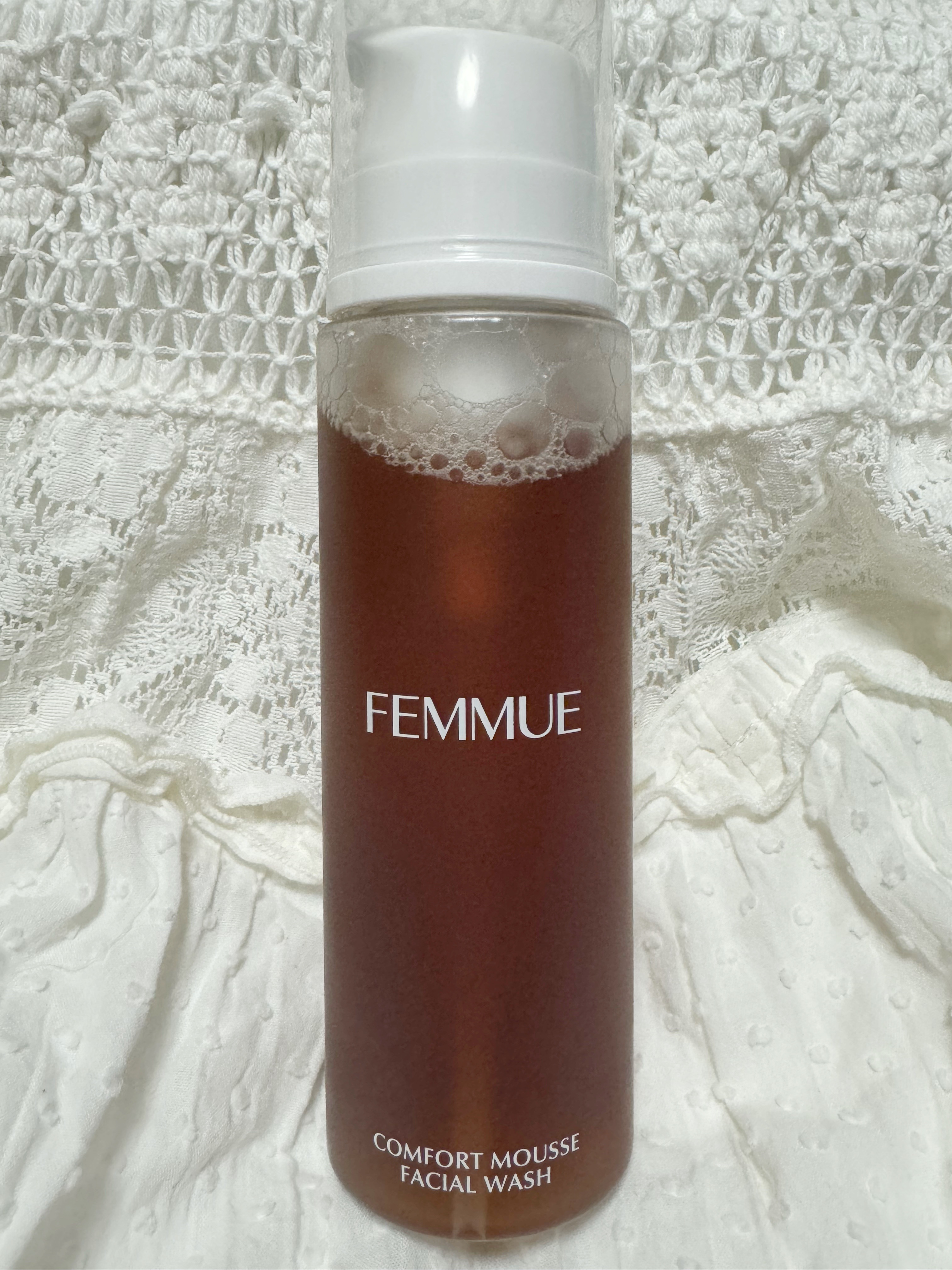 コンフォート ムースウォッシュ/FEMMUE/泡洗顔を使ったクチコミ（1枚目）