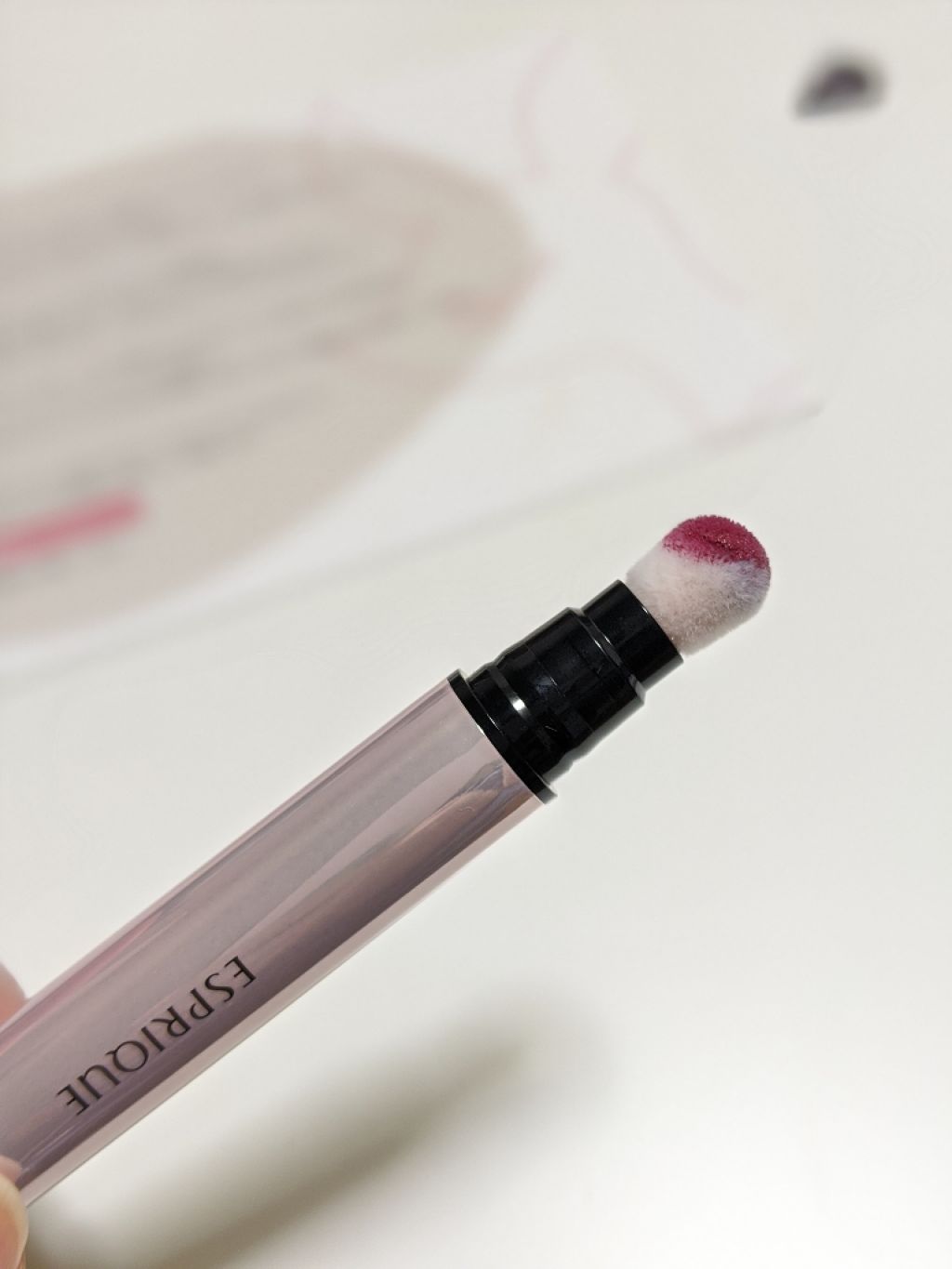 ジューシー クッション ルージュ/ESPRIQUE/口紅を使ったクチコミ(2枚目)