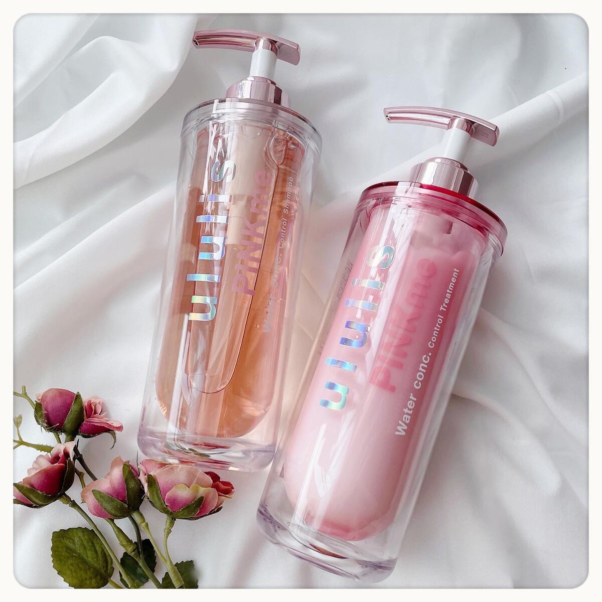 ウォーターコンク モイスト シャンプー（桜ver.)/ヘアトリートメント(桜ver.)/ululis/市販シャンプーを使ったクチコミ（1枚目）