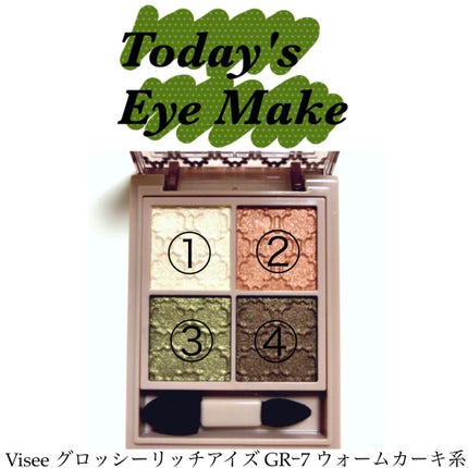 グロッシーリッチ アイズ N/Visée/アイシャドウパレットを使ったクチコミ(2枚目)
